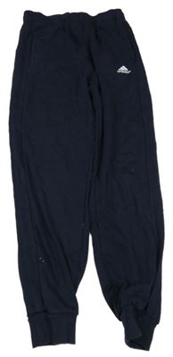 Tmavomodré tepláky Adidas