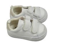 Bílé koženkové botasky H&M vel. 18/19