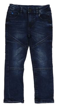 Tmavomodré skinny rifle Topolino