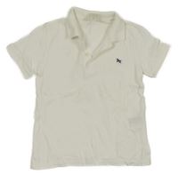 Bílé polo tričko s výšivkou H&M