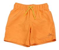 Neonově oranžové plážové kraťasy Primark