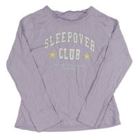 Levandulové triko s náipisem George