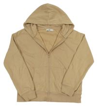 Béžová propínací mikina s kapucí C&A