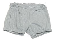 Šedé kraťasy s puntíky a volánky Mayoral