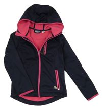 Tmavomodrá softshellová bunda s kapucí Pepperts