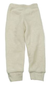 Smetanové chlupaté kalhoty Kiki