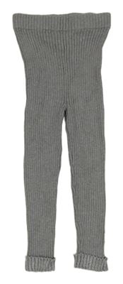 Šedé žebrované legíny Tu