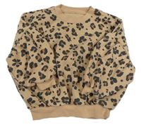 Béžová oversize mikina se vzorem Matalan