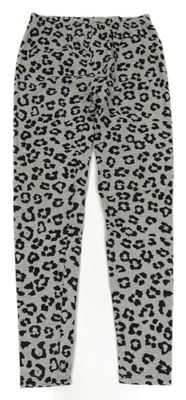 Šedo-černé vzorované legíny Y.F.K.