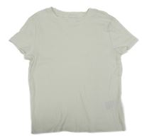 Smetanové žebrované tričko H&M