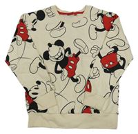 Smetanová mikina s Mickeym Disney