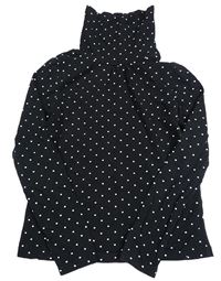 Černo-bílý puntíkatý rolák H&M