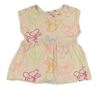 Béžová tunika s barevnými Minnie GAP
