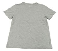 Světlešedé melírované tričko H&M