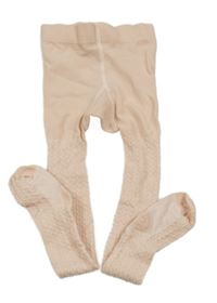 Pudrové vzorované punčocháče H&M