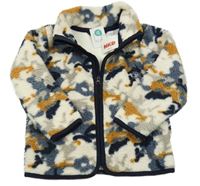 Nové - army huňatá podšitá bunda Kids