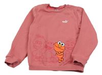 Jahodová mikina se Sesame Street PUMA