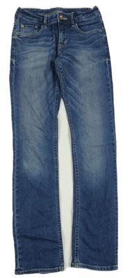 Modré slim rifle H&M