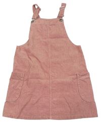 Růžové manšestrové šaty Primark