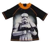 Černé UV tričko se Stormtrooperem - Star Wars