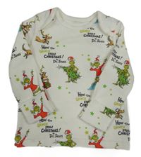 Smetanové triko s Grinchcem George