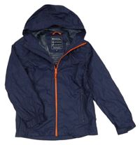 Tmavomodrá šusťáková jarní funkční bunda s kapucí zn. Mountain Warehouse