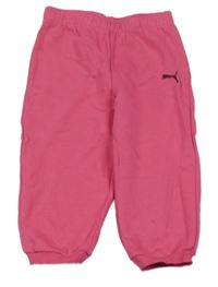 Fuchsiové tepláky s logem Puma