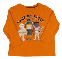 Oranžové triko s dětmi F&F