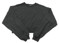 Černá crop mikina H&M