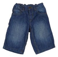 Modré riflové kraťasy C&A