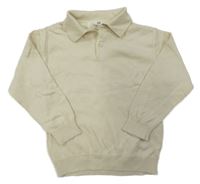 Krémové polo triko H&M