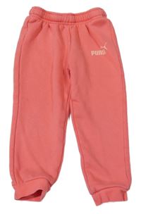 Růžové tepláky s logem Puma