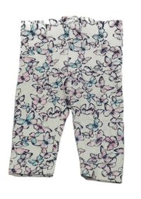 Bílé legíny s motýlky Primark