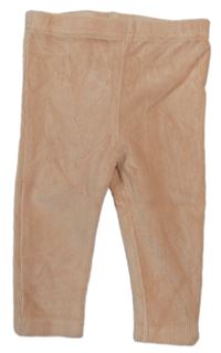 Meruňkové sametové legíny 