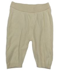 Smetanové pletené kalhoty Ergee