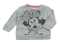 Šedá melírovaná mikina s Minnie C&A