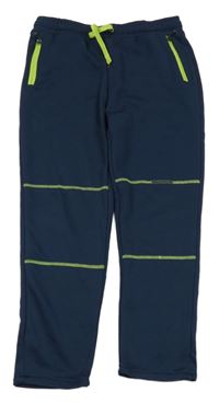 Tmavomodré sportovní tepláky Crane