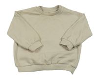 Světlebéžová žebrovaná mikina F&F