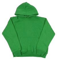 Zelená mikina s kapucí 
