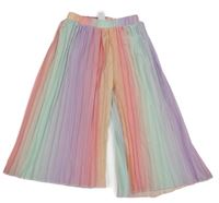 Barevné plisované culottes kalhoty Shein