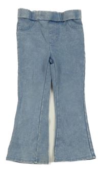 Světlemodré flare tregíny Peacocks