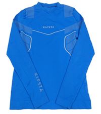 Modré funkční thermo triko s logem kipsta
