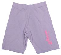 Lila elastické kraťasy s nápisem Primark