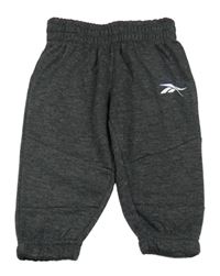 Tmavošedé tepláky s logem Reebok