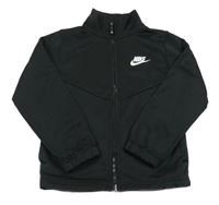 Černá sportovní propínací mikna s logem Nike