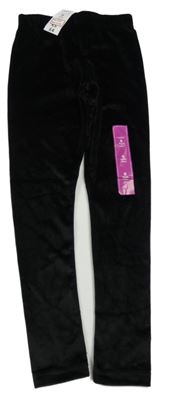 Nové - Černé plyšové legíny Pep&Co