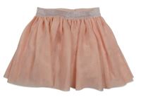 Světlerůžová tylová sukně C&A