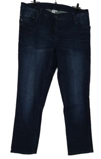 Dámské tmavomodré slim rifle Giada 