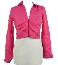 Nové - Dámská fuchsiová crop halenka H&M