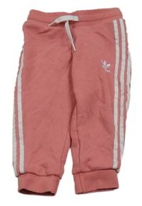 Růžové tepláky s logem Adidas
